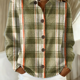 HAZEL | SURCHEMISE BOUTONNÉE PLAID OLIVE
