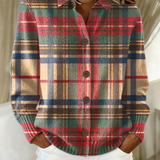 GLORIA | SURCHEMISE BOUTONNÉE PLAID MULTICOLORE