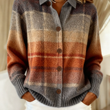 EDITH | SURCHEMISE PLAID OMBRÉ D'AUTOMNE