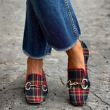 AMELIE | MOCASSINS À CARREAUX