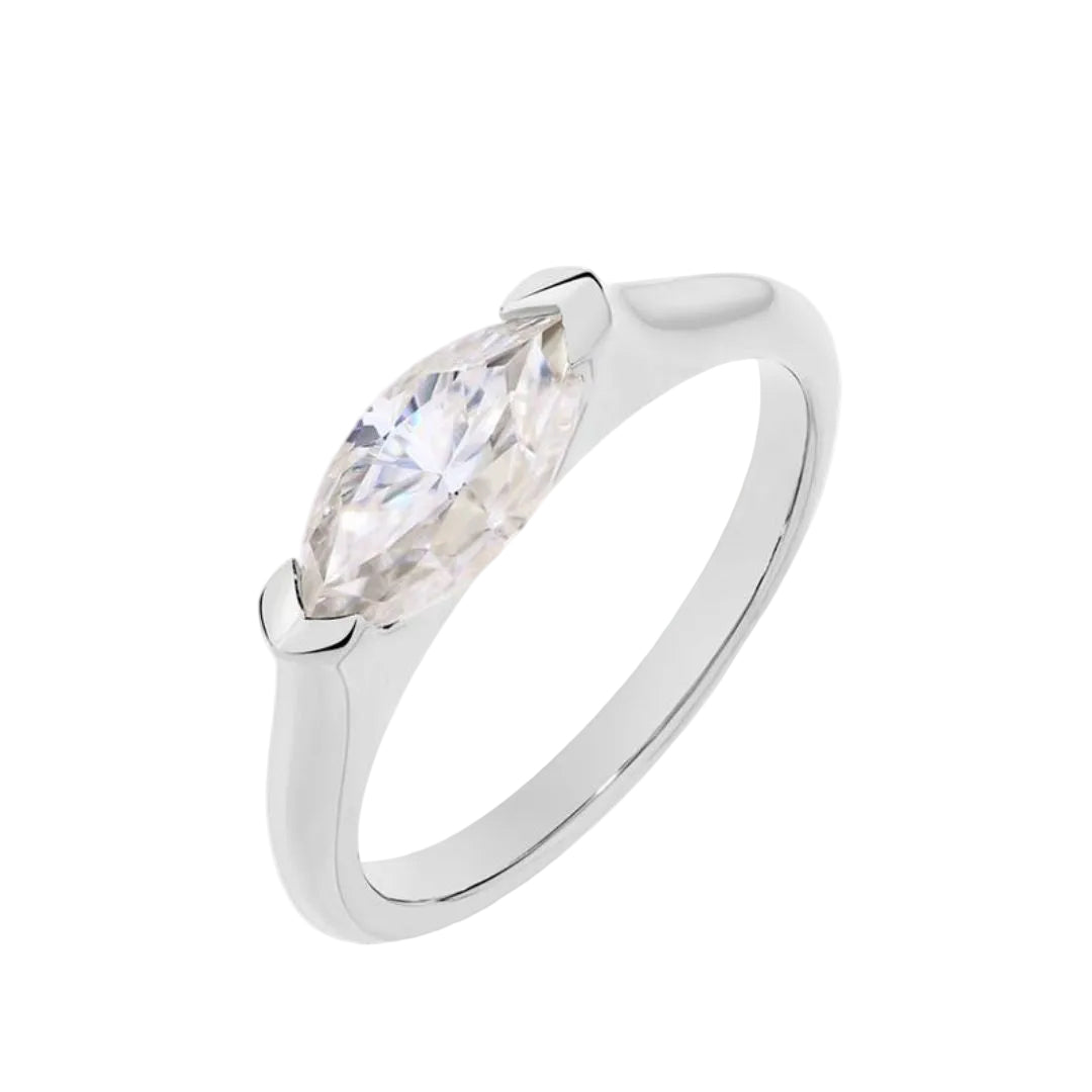 BAGUE | OR BLANC