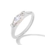 Hailey Playa Thin Ring | White Gold