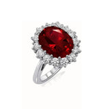 Bague Scarlet Couronne Rubis