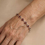 Ophelyra Garnetelle Bracelet White Gold