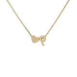 COLLIER INITIALE CŒUR