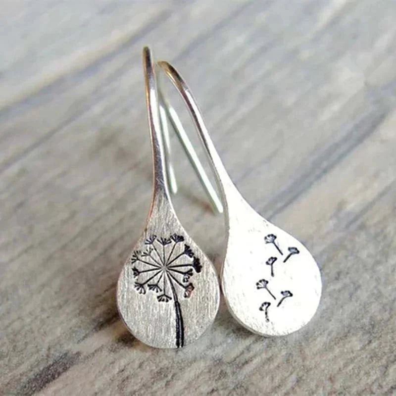 BOUCLES D'OREILLES FEUILLE | ARGENT