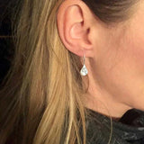 BOUCLES D'OREILLES FEUILLE | ARGENT