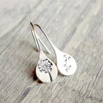 BOUCLES D'OREILLES FEUILLE | ARGENT