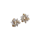 Sonja Luxe White Opal Earrings