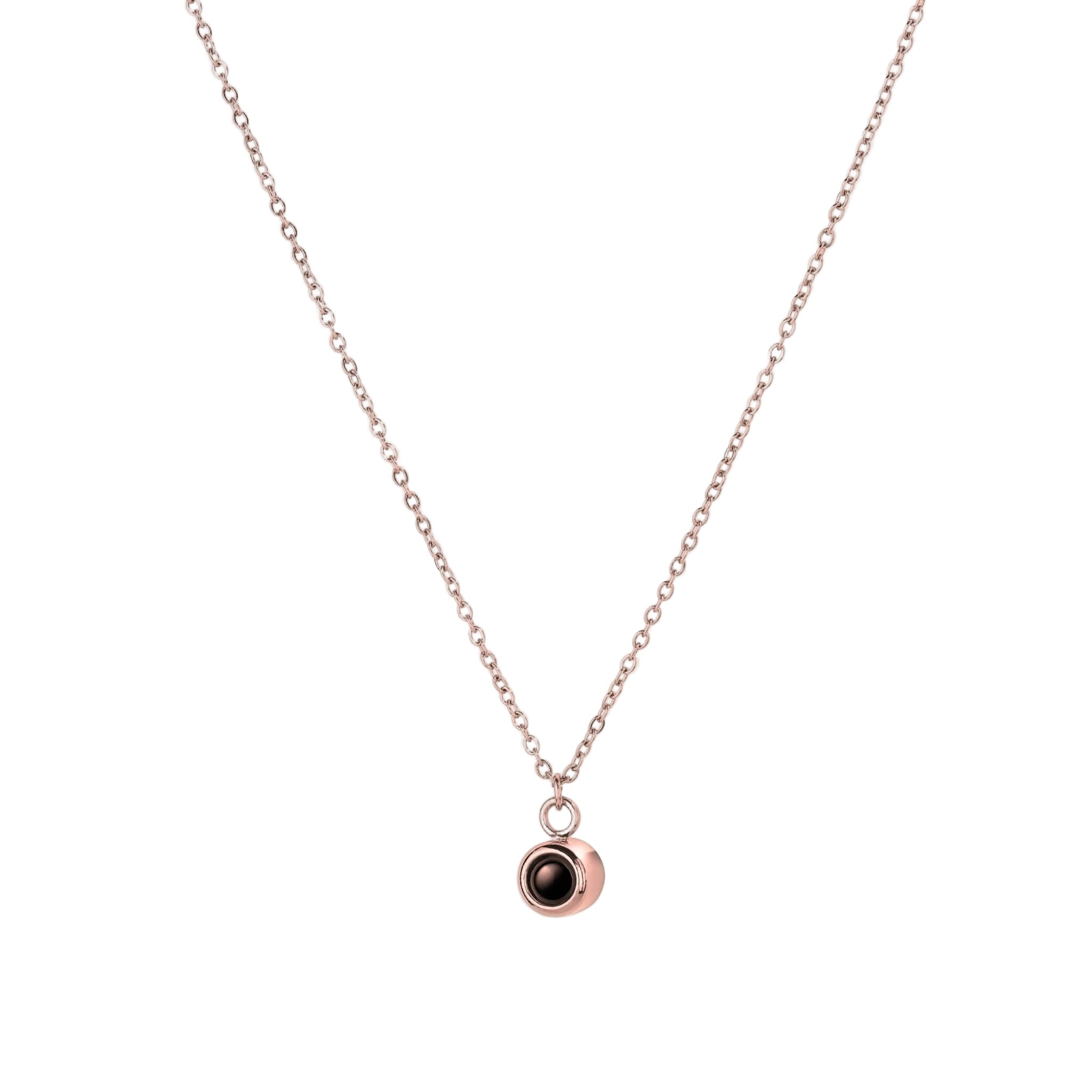 Collier Cercle Photo Personnalisé