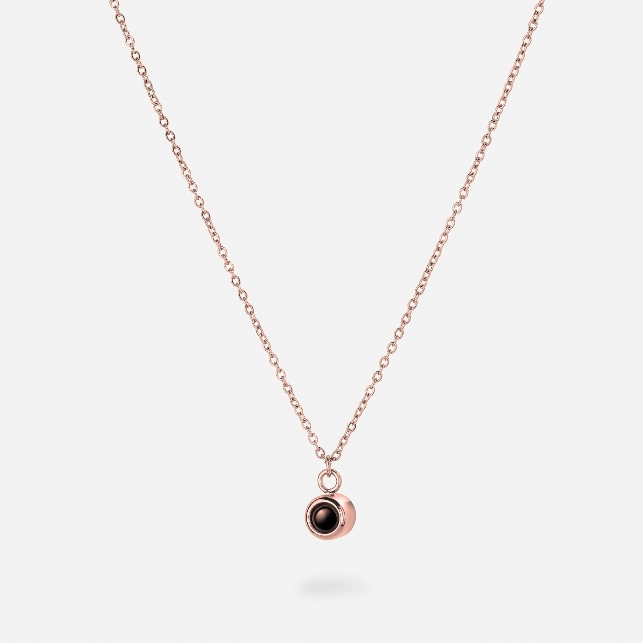Collier Cercle Photo Personnalisé