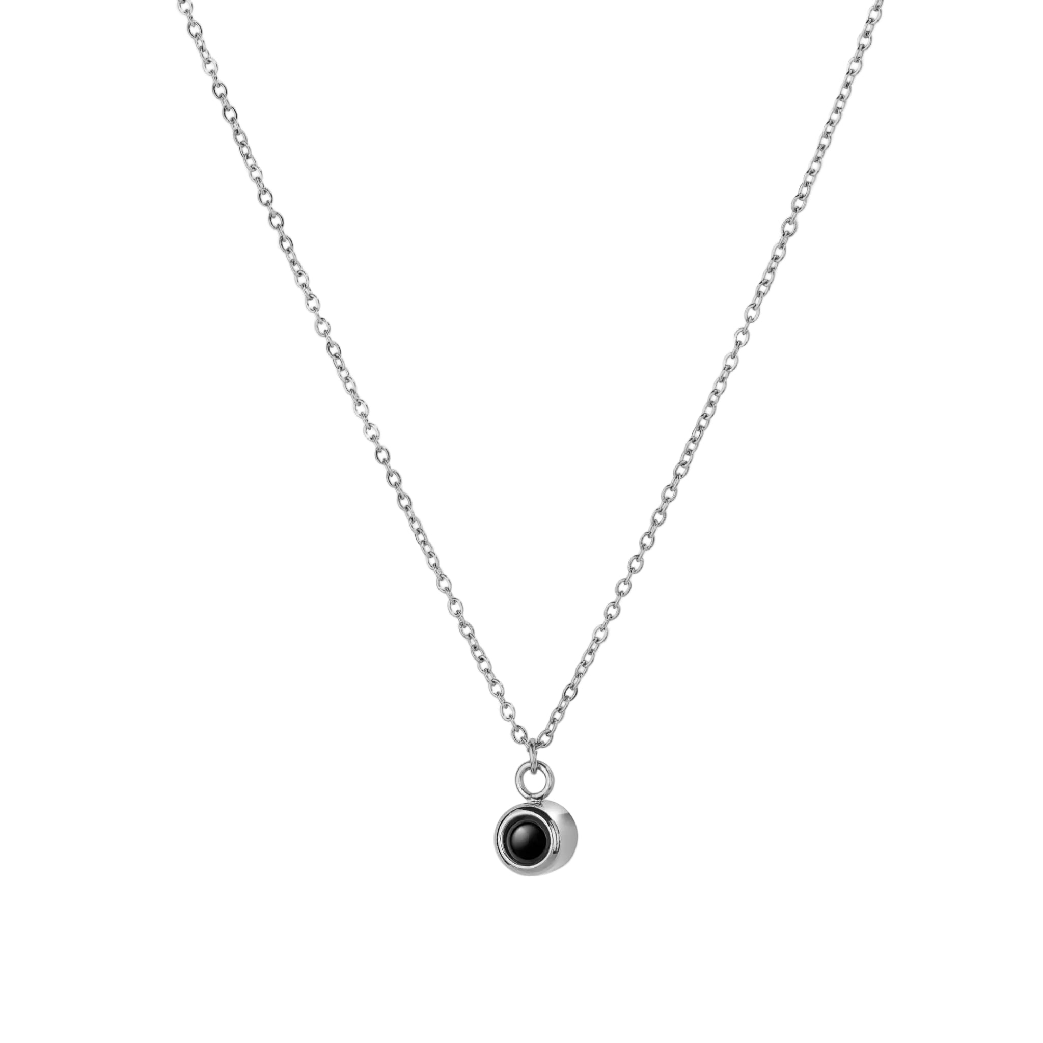 Collier Cercle Photo Personnalisé