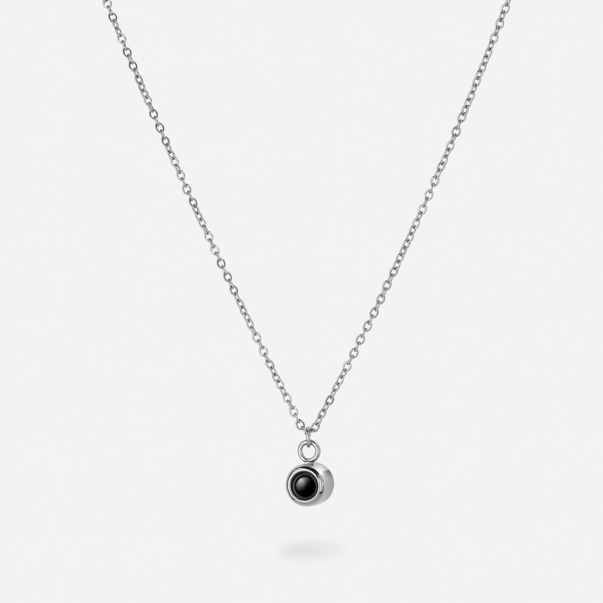 Collier Cercle Photo Personnalisé