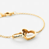 Bracelet Cœurs Personnalisé