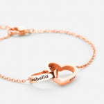 Bracelet Cœurs Personnalisé