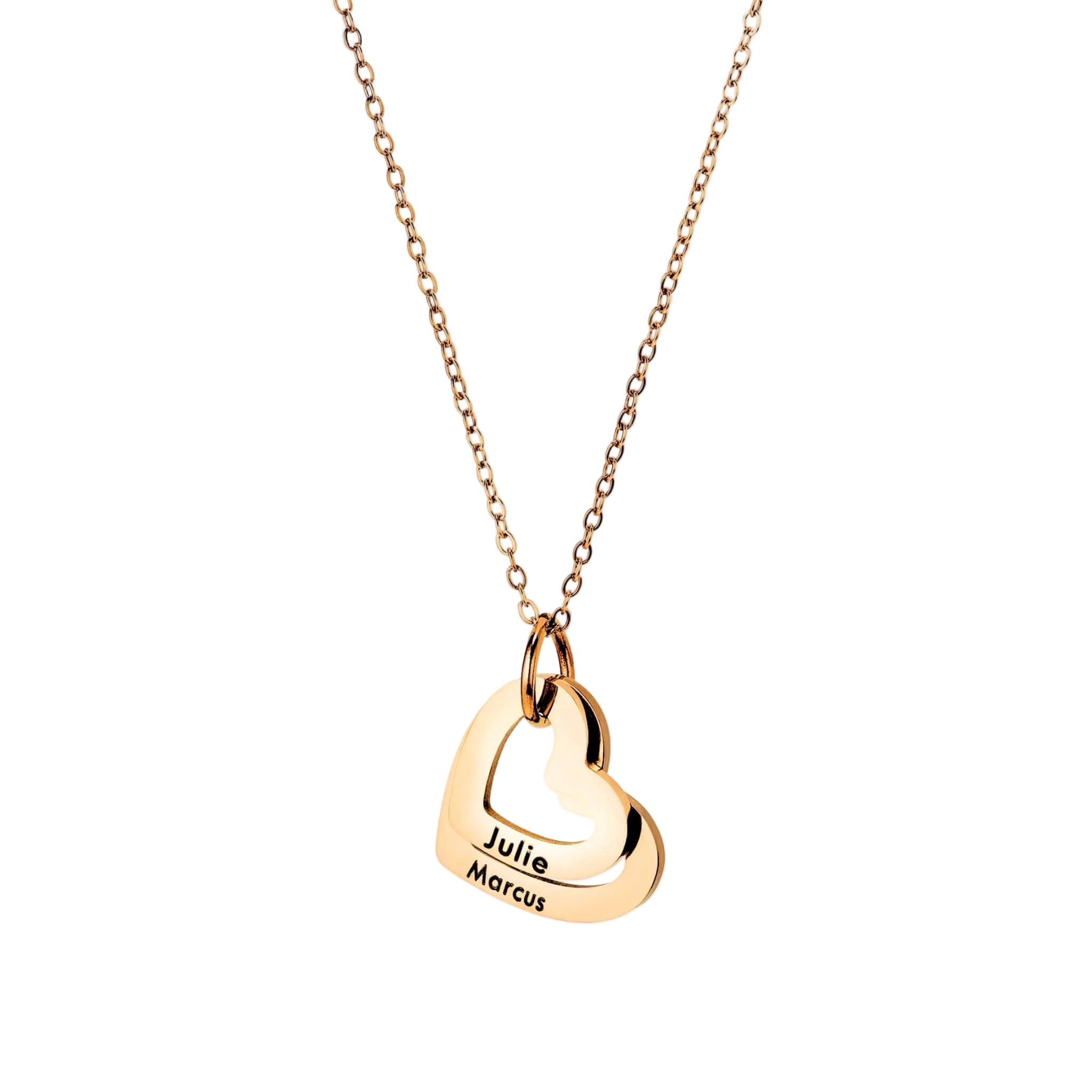 Collier Cœurs Personnalisé