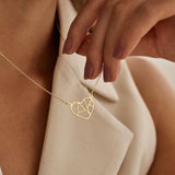 COLLIER CŒUR INITIALE