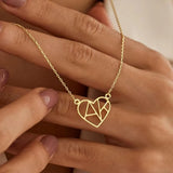 COLLIER CŒUR INITIALE