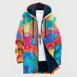 SIGRUN | VESTE À CAPUCHE BLOCS DE COULEURS