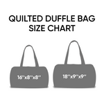 Melanin Legacy Quilted Duffle Bag GFTOTP18315