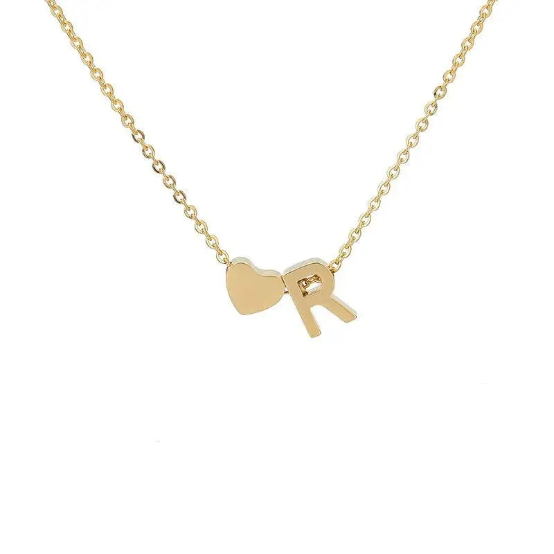 COLLIER INITIALE CŒUR