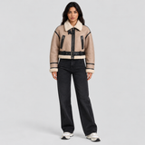 YASMINE | VESTE EN SIMILICUIR COURTE