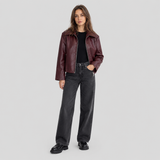 ROSÉLINEA | VESTE SIMILI CUIR CLASSIQUE