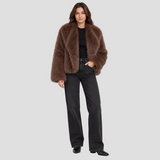 RACHEL | VESTE EN FAUSSE FOURRURE COURTE