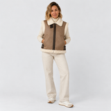 ADALSINDE | GILET SANS MANCHES EFFET SHEARLING