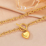 Heartened Chunky - Necklace