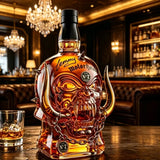 DÉCANTEUR WHISKEY — CRÂNE À CORNES