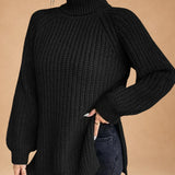 MARIA | PULL LARGE COL ROULÉ
