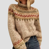 INÈS | PULL COL ROULÉ CHIC