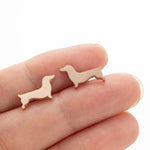 Cute Dachshund Stud Earrings