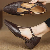 GINEVRA | CHAUSSURES CLASSIQUES EN CUIR TRESSÉ