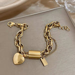 HEARTENED BRACELET - OR