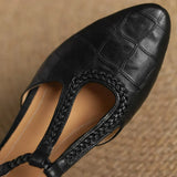 GINEVRA | CHAUSSURES CLASSIQUES EN CUIR TRESSÉ