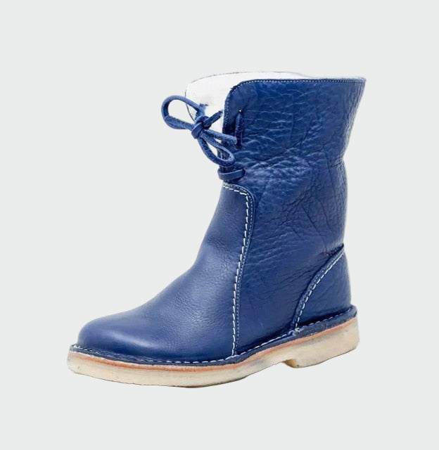 BERTA | BOTTES EN CUIR IMPERMÉABLES À DOUBLURE EN LAINE