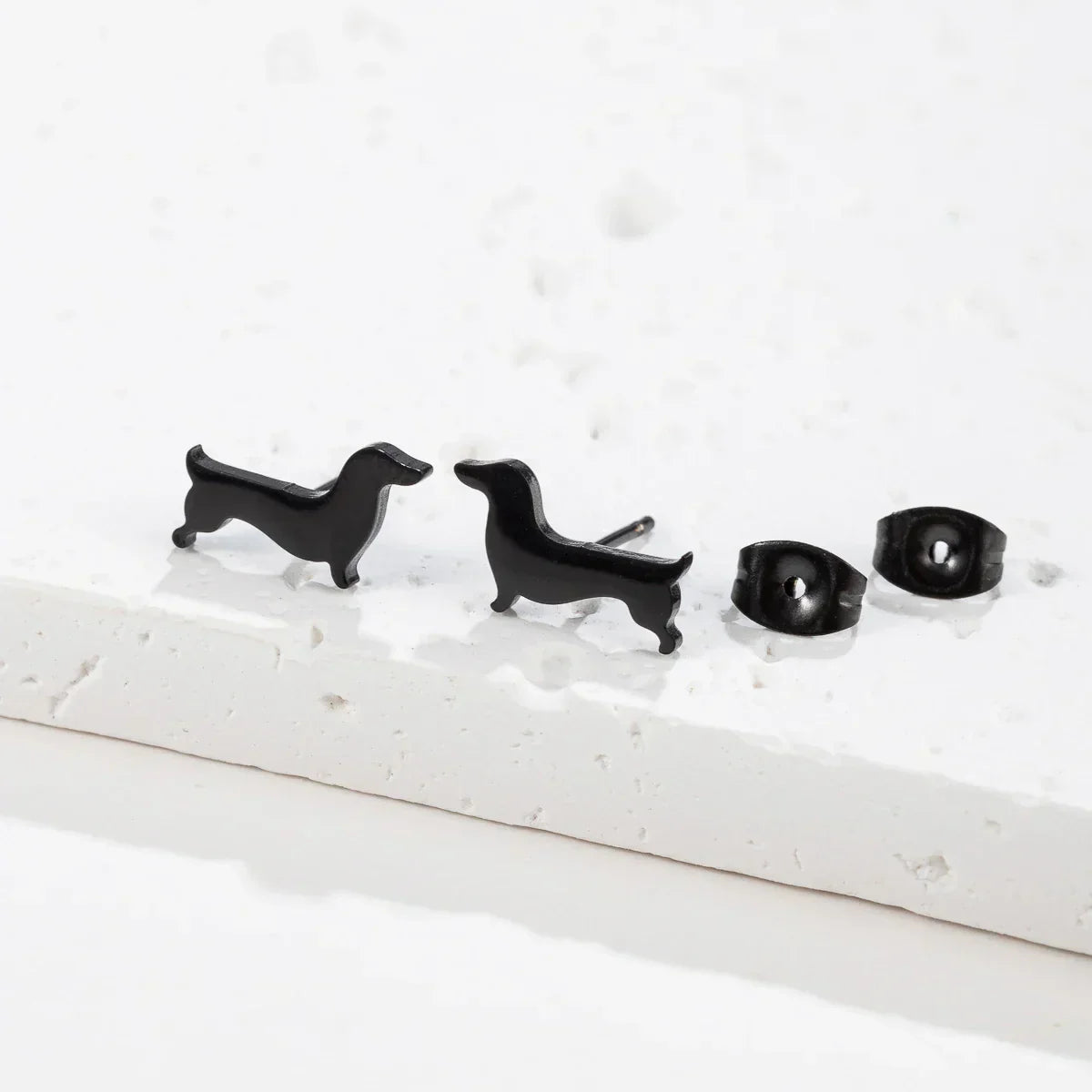 Cute Dachshund Stud Earrings