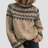 INÈS | PULL COL ROULÉ CHIC