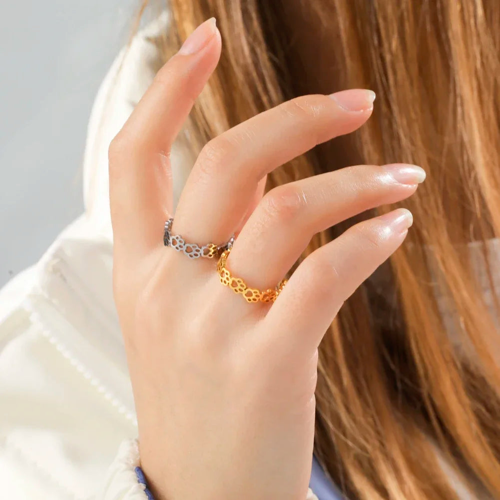 Forever Paws Band Ring