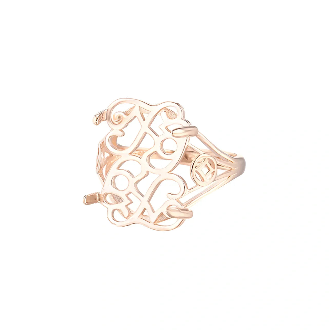 BAGUE VINTAGE AJOURÉ OR