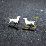 Cute Dachshund Stud Earrings