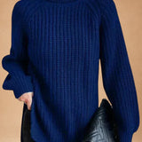 MARIA | PULL LARGE COL ROULÉ