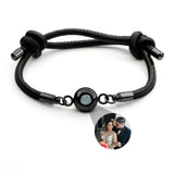 PERSONNALISÉ BRACELET PHOTO AVEC VOTRE PHOTO - CUIR