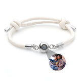 PERSONNALISÉ BRACELET PHOTO AVEC VOTRE PHOTO - CUIR