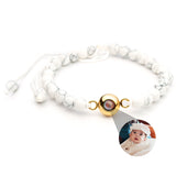PERSONNALISÉ BRACELET PHOTO AVEC VOTRE PHOTO - PEARLS