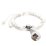 PERSONNALISÉ BRACELET PHOTO AVEC VOTRE PHOTO - PEARLS