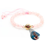 PERSONNALISÉ BRACELET PHOTO AVEC VOTRE PHOTO - PEARLS