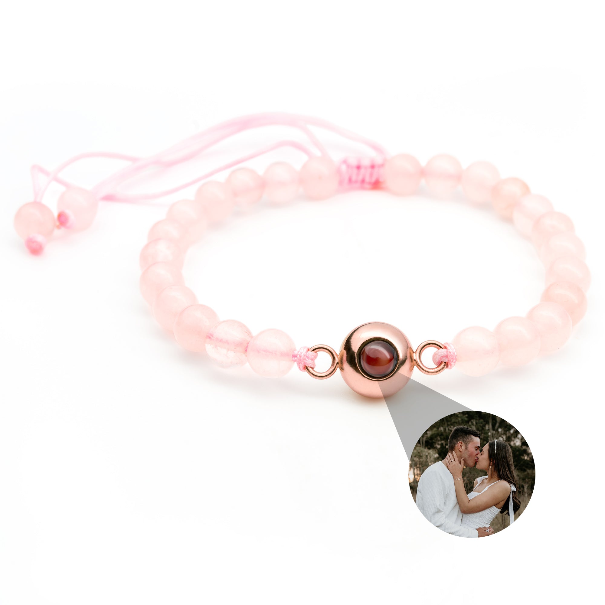 PERSONNALISÉ BRACELET PHOTO AVEC VOTRE PHOTO - PEARLS